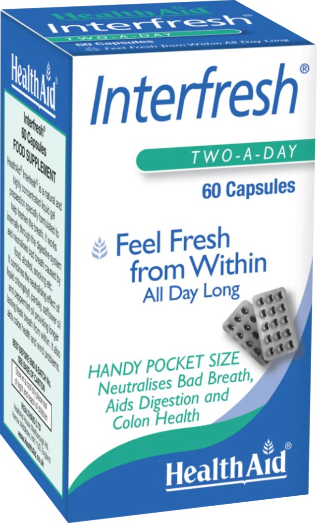 HEALTH AID INTER FRESH™ BREATH FRESH CAPSULES 60'S