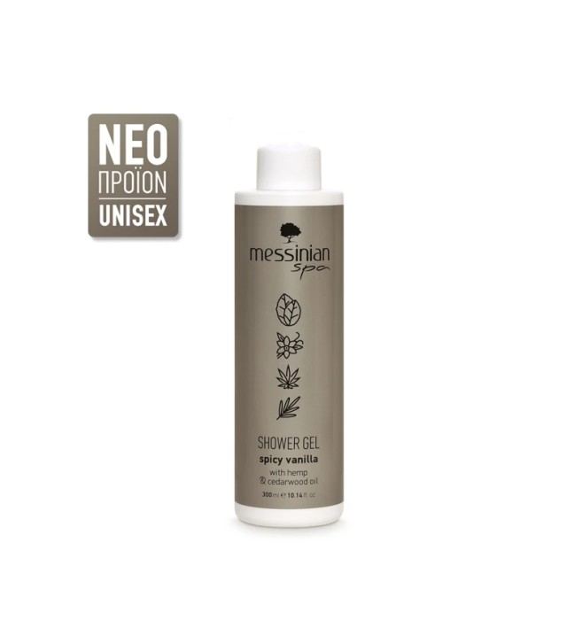 Messinian Spa Shower Gel Spicy Vanilla Aφρόλουτρο 300ml
