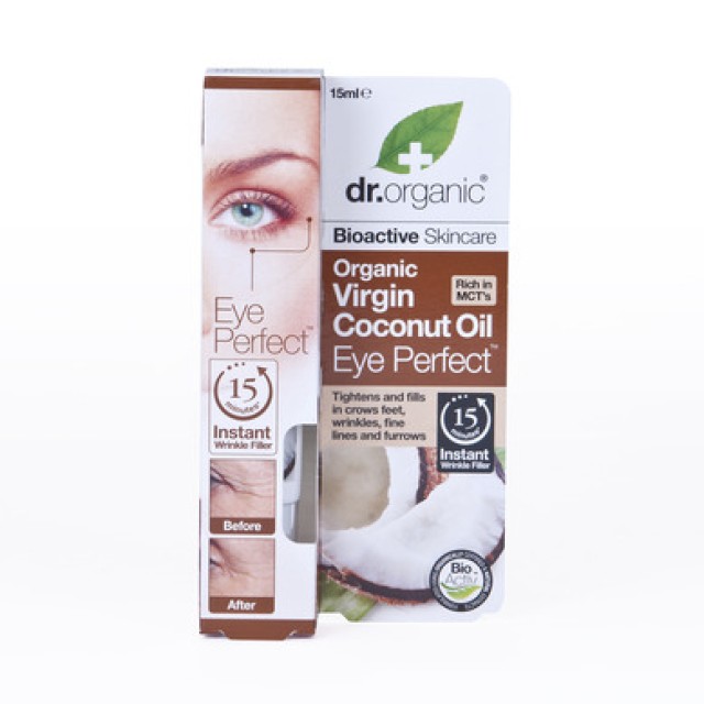 DR.ORGANIC VIRGIN COCONUT OIL EYE PERFECT WRINKLE FILLER 15ML