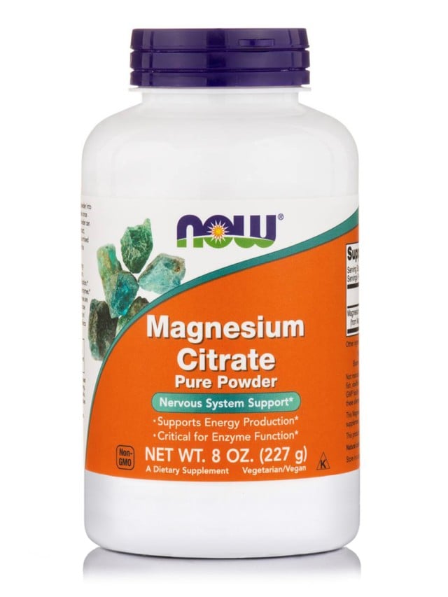 Now Foods Magnesium Citrate Pure Powder Vegetarian 8oz 226,7gr