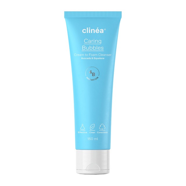 Clinéa Caring Bubbles Κρεμώδης Αφρός Καθαρισμού Προσώπου 150ML