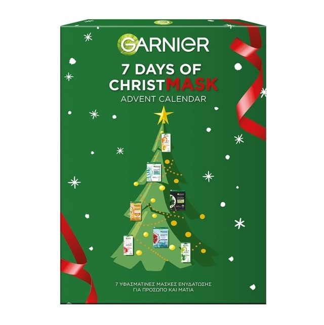 Garnier Set 7 Days of ChristmMASK 7 Υφασμάτινες Μάσκες