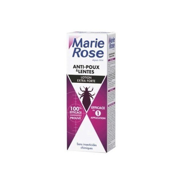Marie Rose Anti-Lice & Nits Treatment Extra Strong Lotion, Αντιφθειρική Λοσιόν για Ψείρες & Κόνιδες 100ml