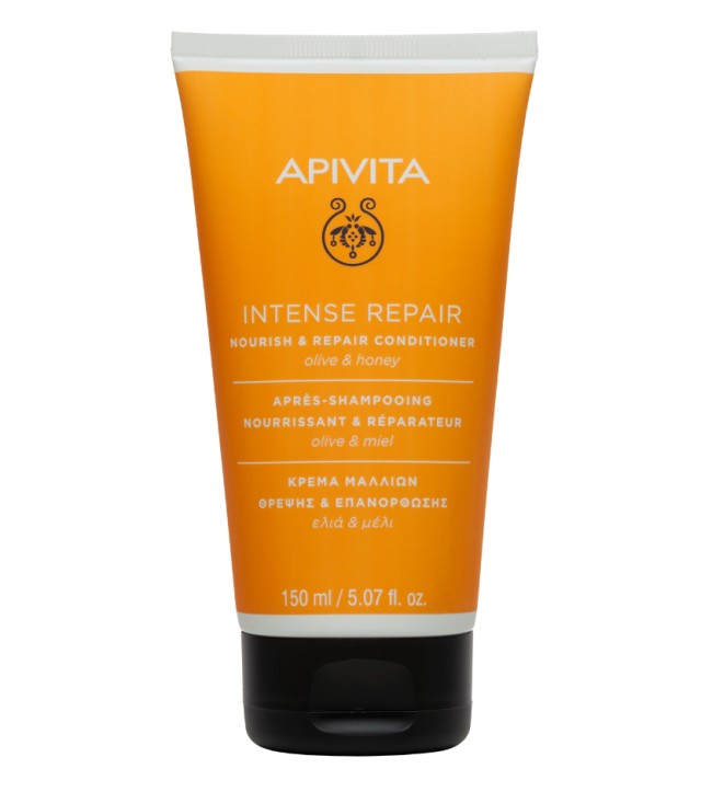 Apivita Nourish & Repair Contitioner For Dry-Damaged Hair με Ελία & Μέλι 150ml