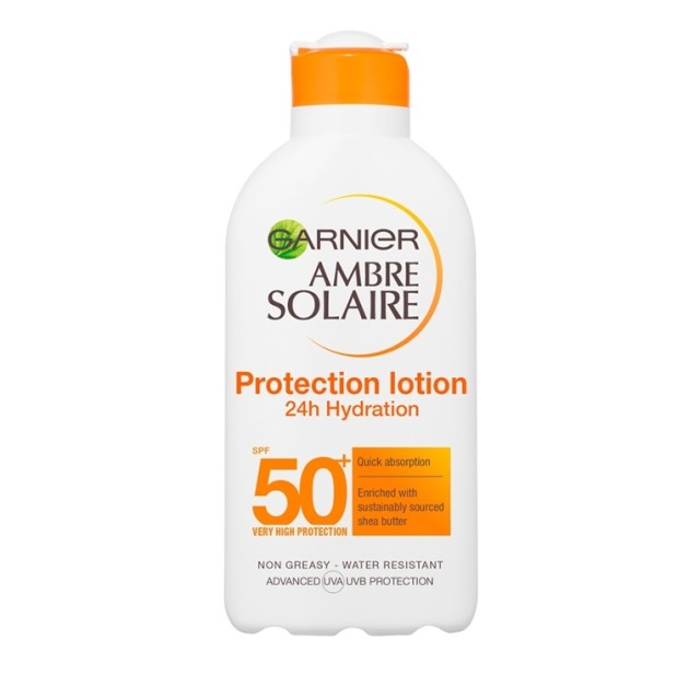 Garnier Ambre Solaire Sun Protection Lotion 24h Hydration SPF50 200ml
