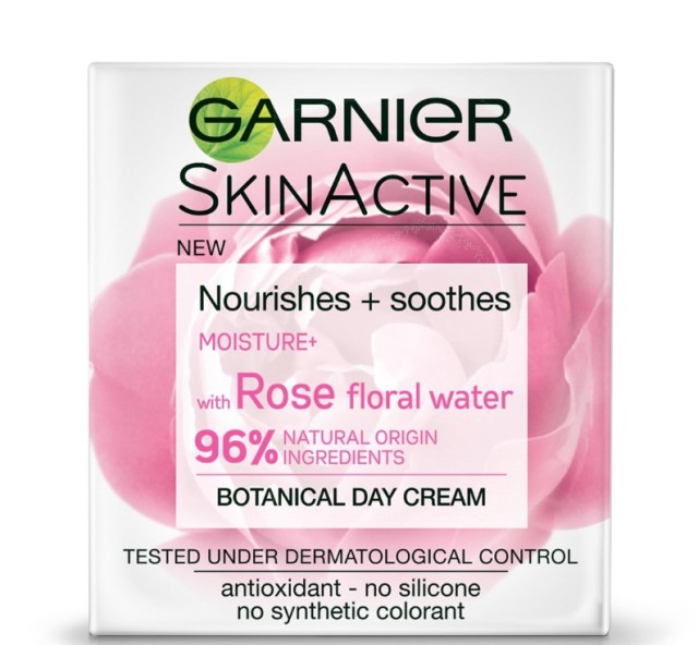 Garnier Skin Active Day Cream Enriched With Rose Floral Water για Ξηρές - Ευαίσθητες Επιδερμίδες 50ml
