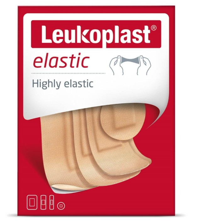 Leukoplast Elastic 4 μεγέθη (24mm) + (19x72mm) + (25x72mm) + (50+72mm)