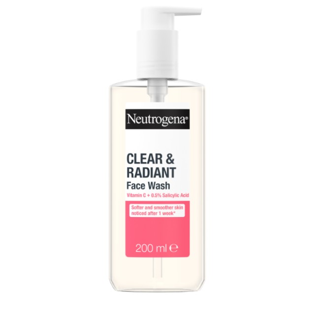 Neutrogena Clear & Radiant Face Wash Καθαριστικό Προσώπου με Vitamin C 200ml