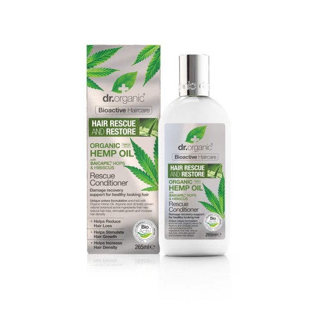 DR.ORGANIC HEMP OIL RESCUE CONDITIONER 265ML