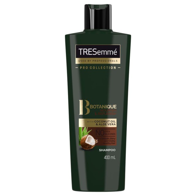 TRESemme Botanique Shampoo Coconut Oil Oil & Aloe Vera Σαμπουάν για Ξηρά Μαλλιά 400ml