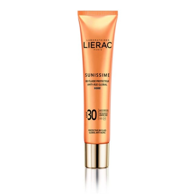 Lierac Sunissime BB Fluide Protective Anti-Aging  Golden Face & Decollete SPF30 40ml