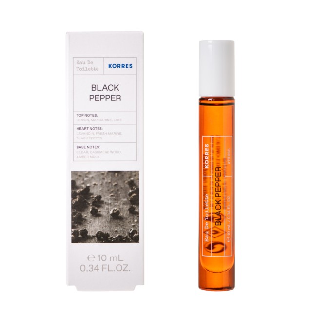 Korres Eau De Toilette Black Pepper Ανδρικό Άρωμα 10ml