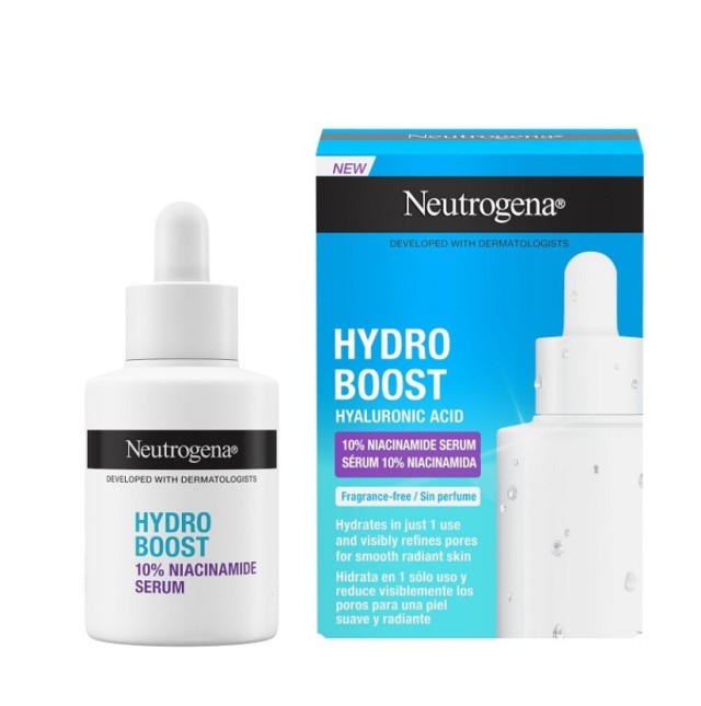 Neutrogena Hydro Boost Hyaluronic Acid 10% Niacinamide Serum Ορός Προσώπου 30ml