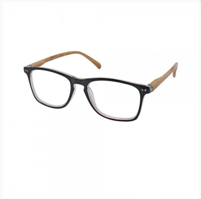 EyeLead Ε211 ΜΑΥΡΟ ΜΕ ΞΥΛΙΝΟ ΒΡΑΧΙΟΝΑ ΚΟΚΚΑΛΙΝΟ 2.50