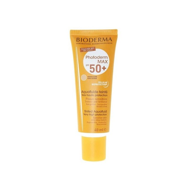 Bioderma Photoderm Max Tinted Aqua Fluid SPF50+ Teinte Claire 40ml