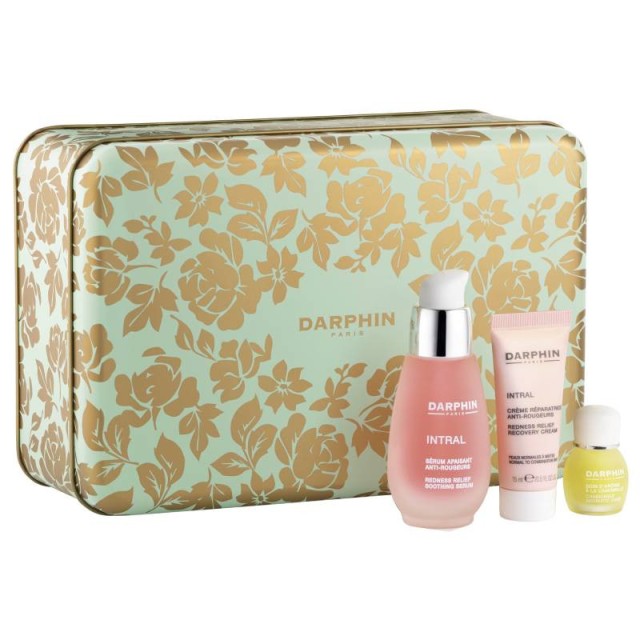 Darphin Set Intral Serum 30ml & Intral Redness Relief Recovery Cream 15ml & Camomille Aromatic Care 4ml