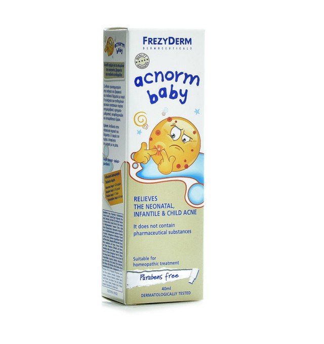 Frezyderm Acnorm Baby Απαλή Κρέμα για τη Νεογνική, Βρεφική & Παιδική Ακμή, 40ml