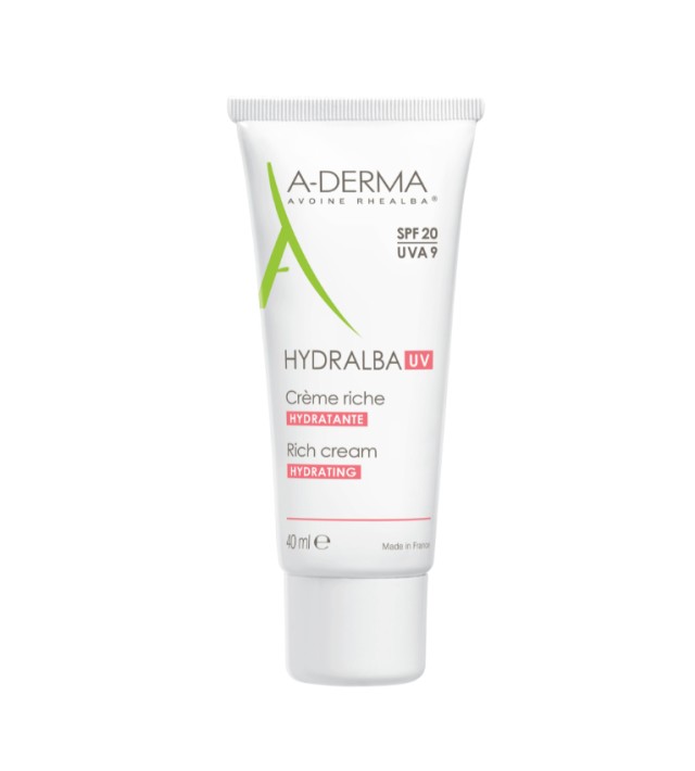 ADERMA HYDRALBA UV CREME RICHE SPF 20 40ML