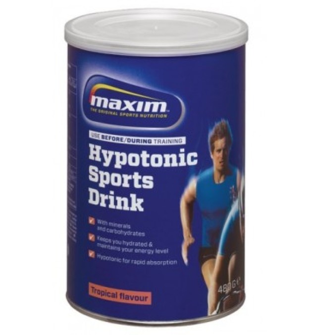 MAXIM Hypotonic Sport Drink με γευσηTropical Flavour 480gr