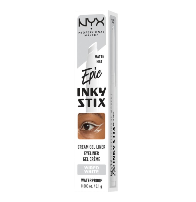 NYX Professional Makeup Epic Inky Stix 17 Wired White Cream Gel Eyeliner 0.1g