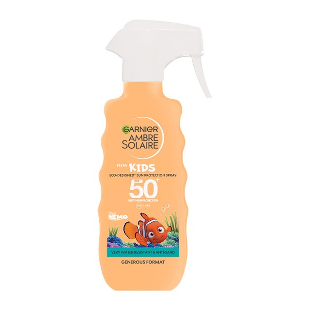 Garnier Ambre Solaire Kids Sun Protection Spray Nemo SPF50+ Παιδικό Αντιηλιακό Σπρέι 300ml
