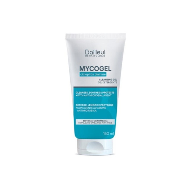 Bailleul Mycogel Cleansing Gel, Αντισηπτικό Καθαριστικό Προσώπου & Σώματος 150ml