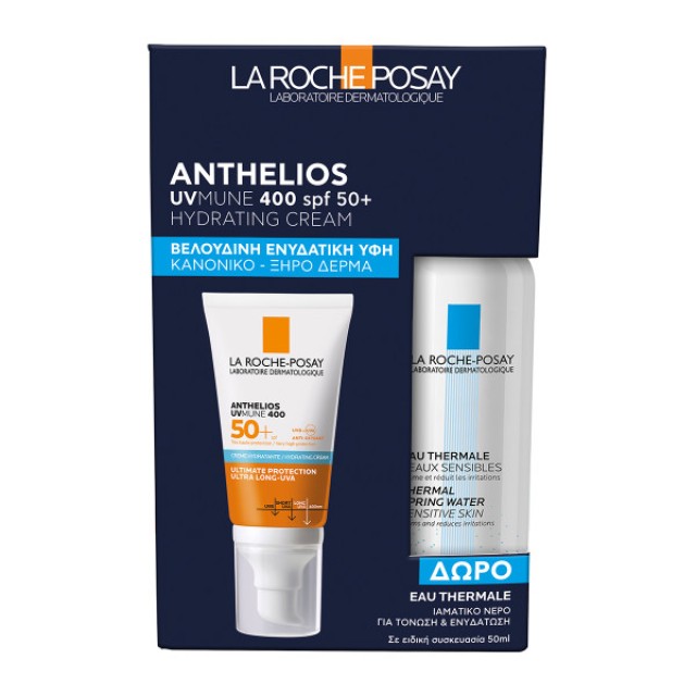 La Roche Posay Set Anthelios UVMune 400 SPF50+ 50ml + Δώρο Eau Thermale 50ml