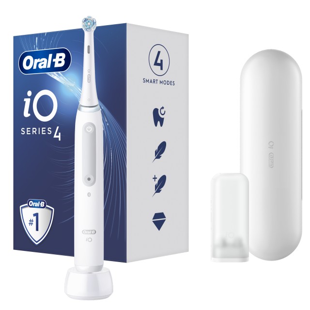 Oral-B iO Series 4 Magnetic White Ηλεκτρική Οδοντόβουρτσα 1τμχ