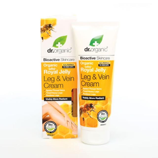 DR.ORGANIC ROYAL JELLY LEG&VEIN CR.200ML