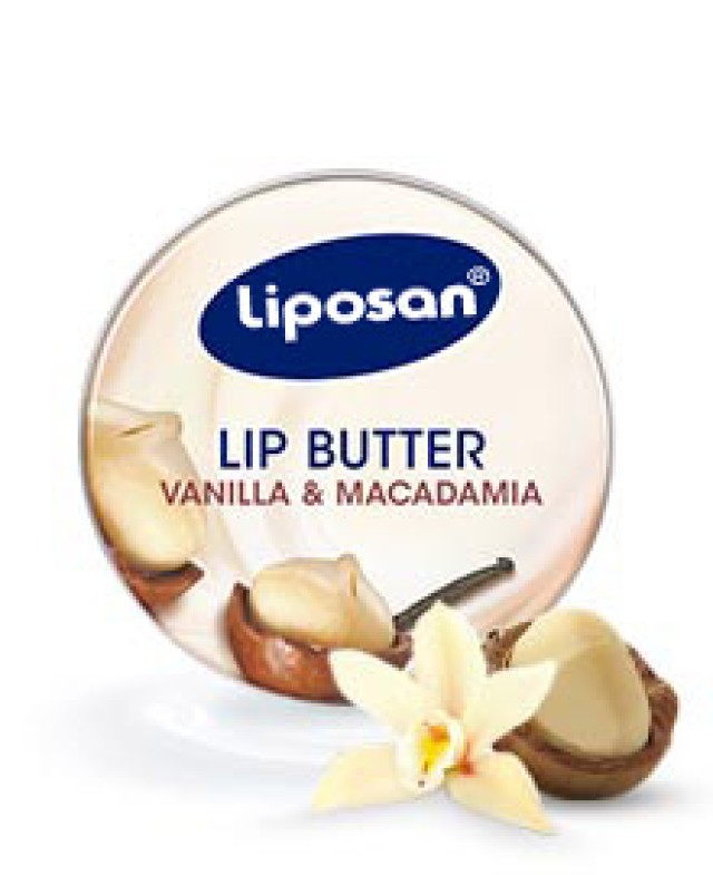 LIPOSAN LIP BUTTER VANILLA &  MACADAMIA 16,7g