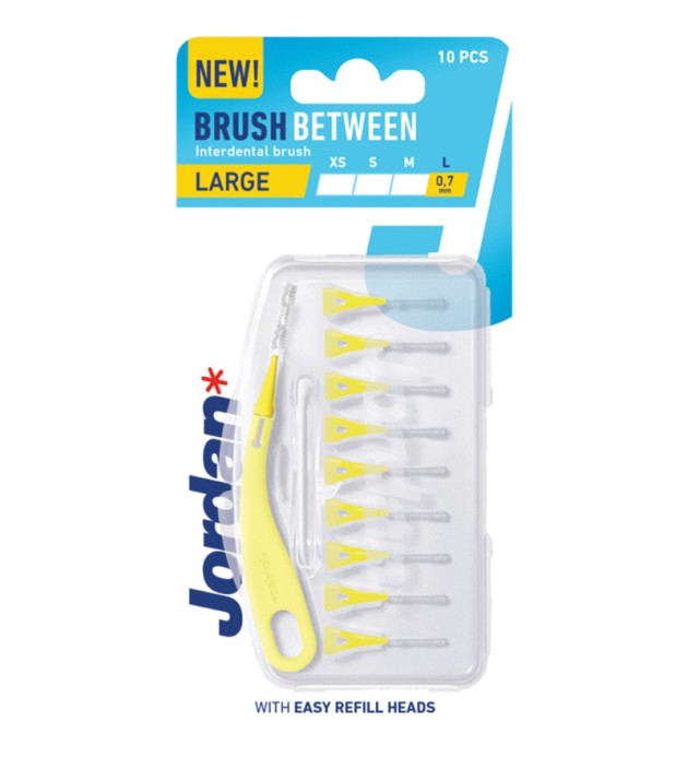 Jordan Large Brush Between Interdental Brush 0.7mm 10 τμχ