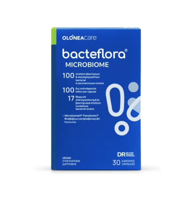 Bacteflora Microbiome 30 φυτοκάψουλες
