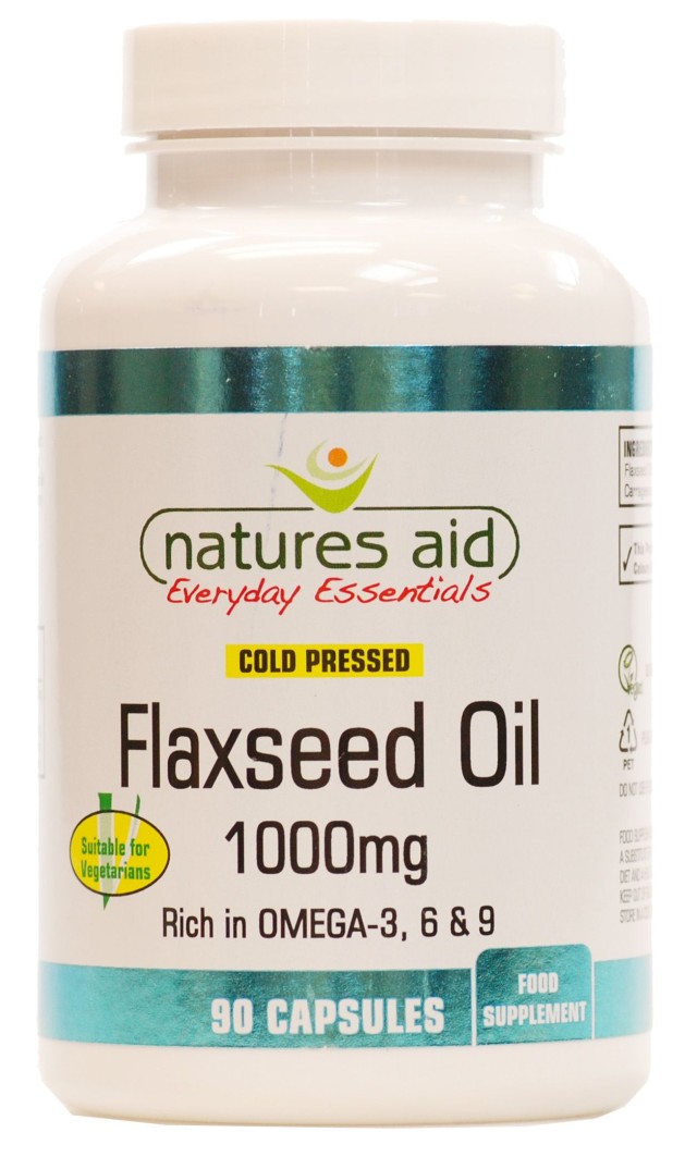 NATURES AID Flaxseed oil 1000mg 90caps