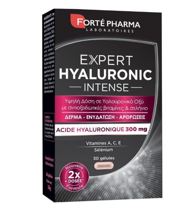 Forte Pharma Expert Hyaluronic Intense Συμπλήρωμα Διατροφής Υψηλής Δόσης Υαλουρονικού Οξέως για Δέρμα & Αρθρώσεις 30caps