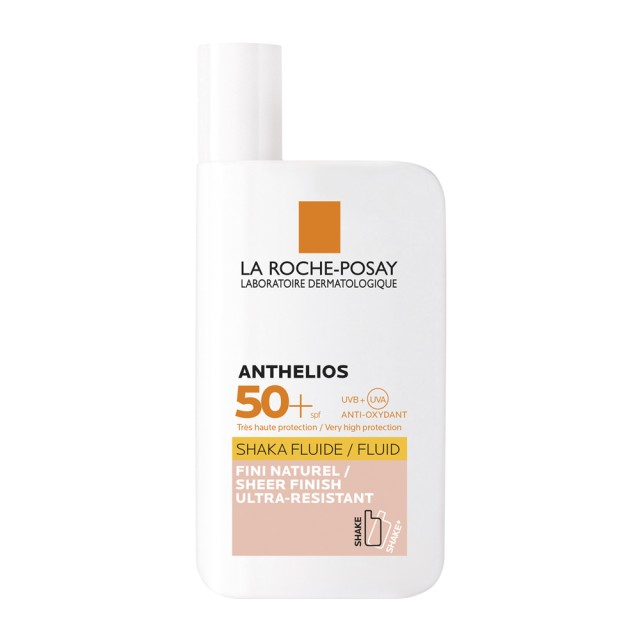 La Roche Posay Anthelios Shaka Tinted Fluid SPF50+ Αντηλιακή Κρέμα Προσώπου σε Λεπτόρρευστη Υφή Με Χρώμα 50ml