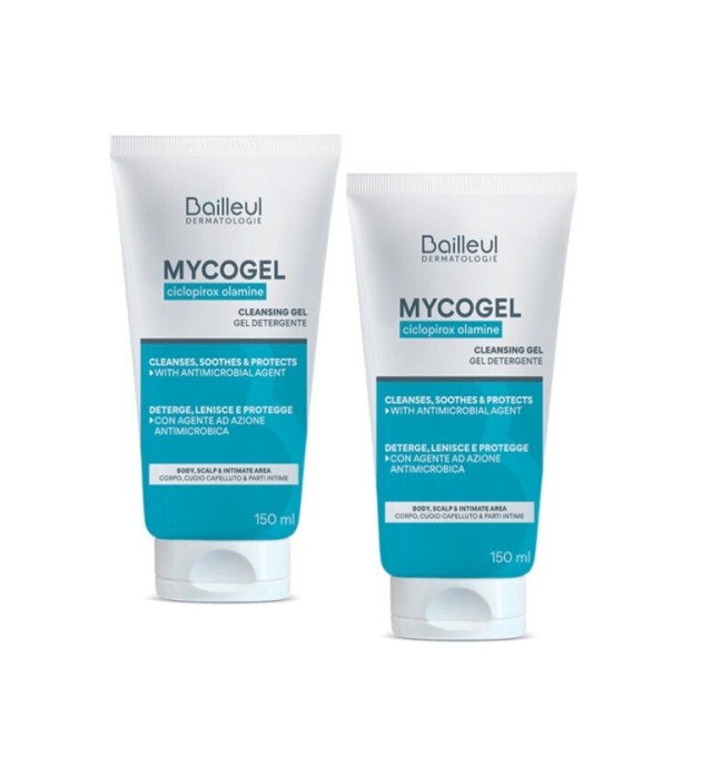 Bailleul-Biorga Set Mycogel Gel Καθαρισμού 150ml 1+1 Δώρο