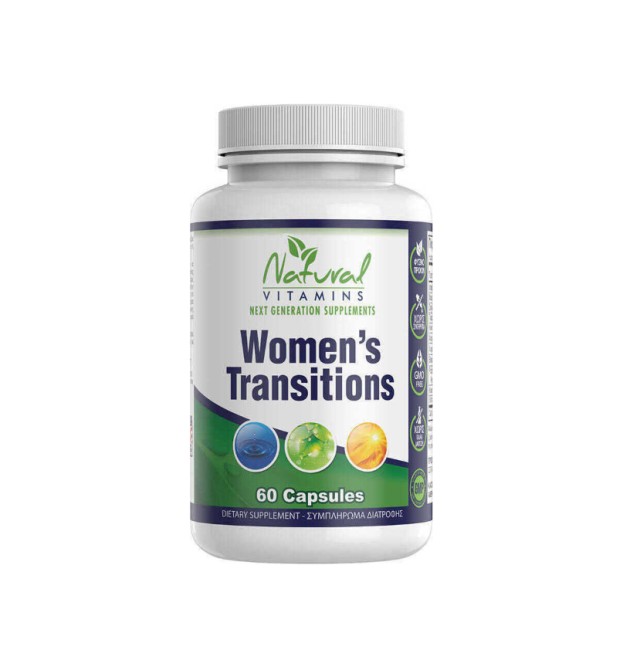 Natural Vitamins Woman's Transitions - Για εμμηνόπαυση 60 Κάψουλες