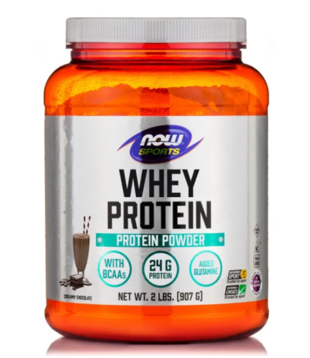 Now Foods Whey Protein Dutch Chocolate 907gr