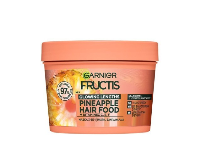 Garnier Fructis Glowing Lengths Pineapple Hair Food Mask 400ml