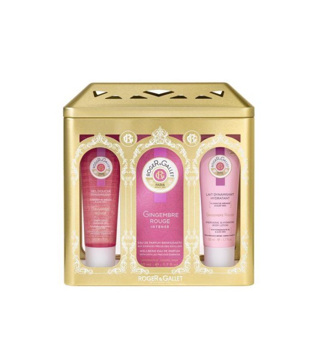 Roger&Gallet Gingembre Rouge Intense Eau De Parfum 50ml + Δώρο Red Ginger Energising Hydrating Body Lotion 50ml +  Δώρο Red Ginger Energising Shower Gel 50ml