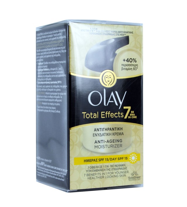 OLAY Total Effects 7 Αντιγηραντική Ενυδατική Κρέμα Ημέρας SPF 15 50ml