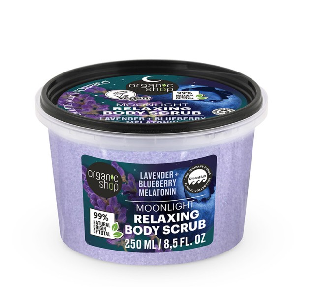 Organic Shop Dreamy Night Moonlight Relaxing Scrub Απολεπιστικό Σώματος 250ml