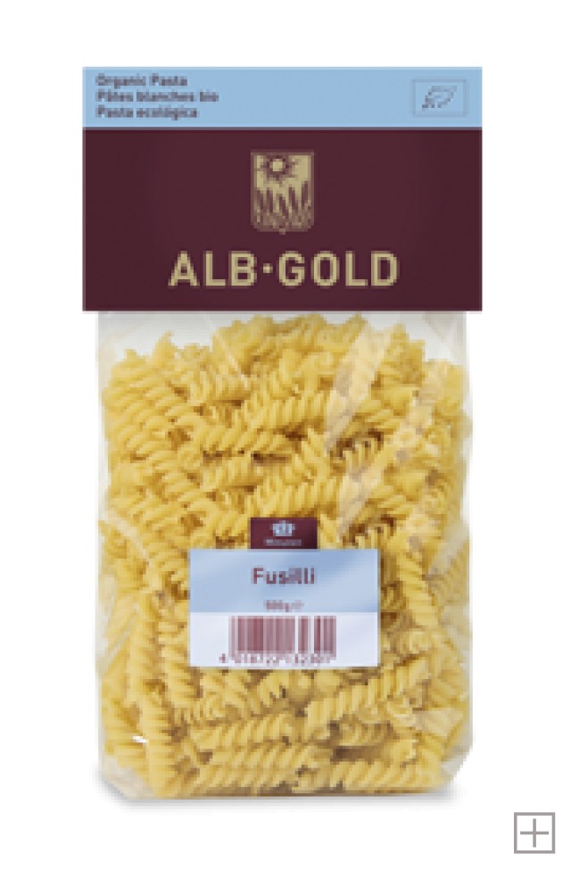 ALB-GOLD Organic Pasta Fusilli 500gr