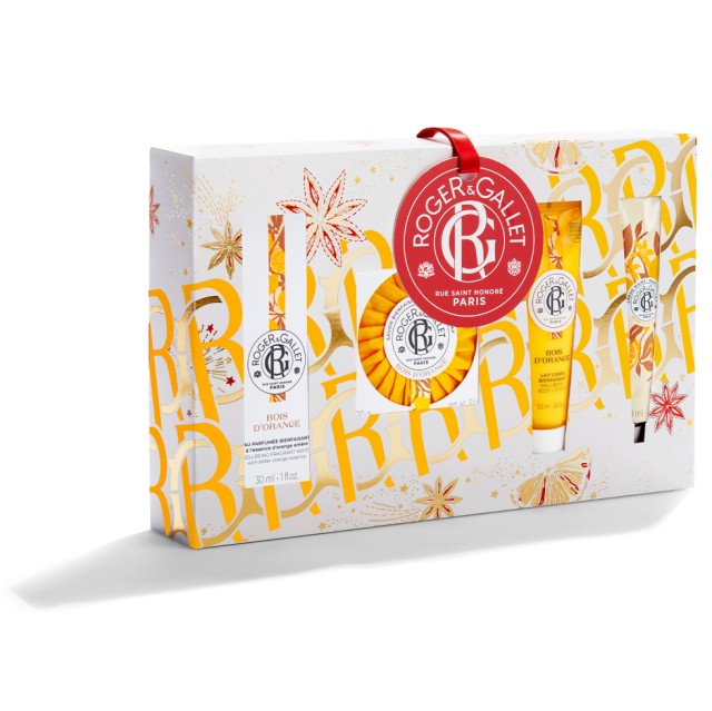 Roger & Gallet Set Bois d' Orange Eau Parfumee 30ml + Bois d' Orange Perfumed Soap Bar 100gr + Bois d' Orange Wellbeing Body Lotion 50ml + Bois d' Orange Hand Cream 30ml