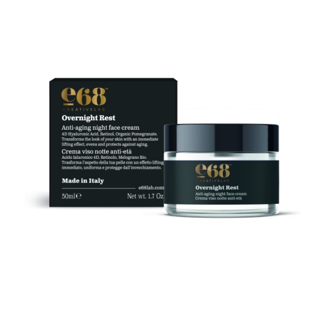 E68 Overnight Rest Anti Aging Night Face Cream 50ml