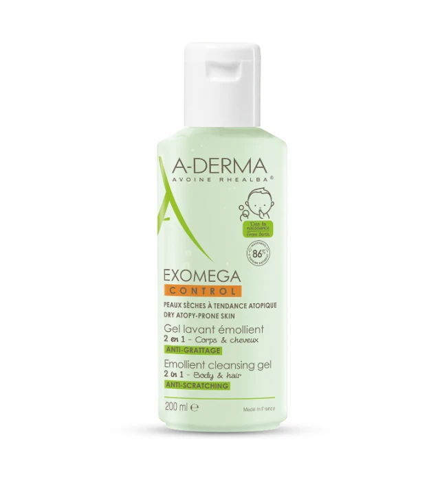Aderma Exomega Control 2in1 Emollient Cleansing Gel 200ml | Smile ...