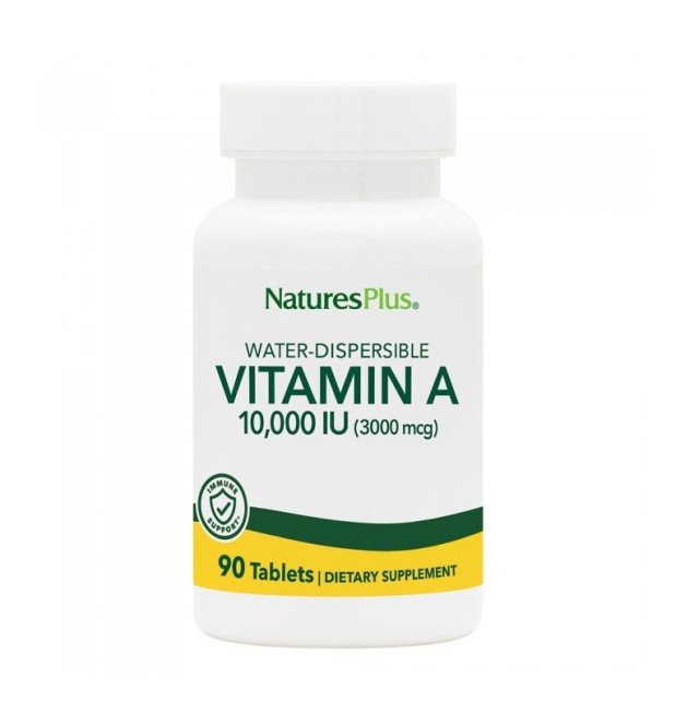 NATURE'S PLUS Vitamin A 10.000 IU Water Dispersible 90tabs