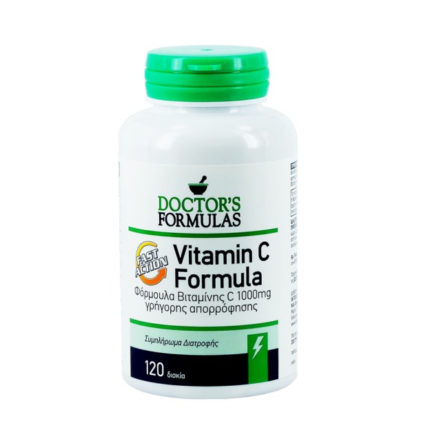 Doctor's Formulas Vit.C 1000mg - Φόρμουλα Βιταμίνης C 120 δισκία