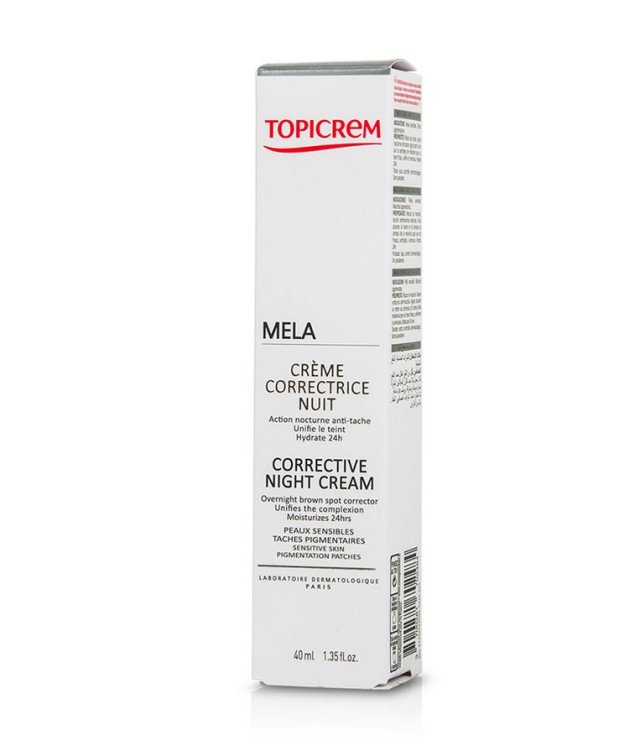 Topicrem Mela Corrective Night Cream Κρέμα Κατά Των Πανάδων 40ml