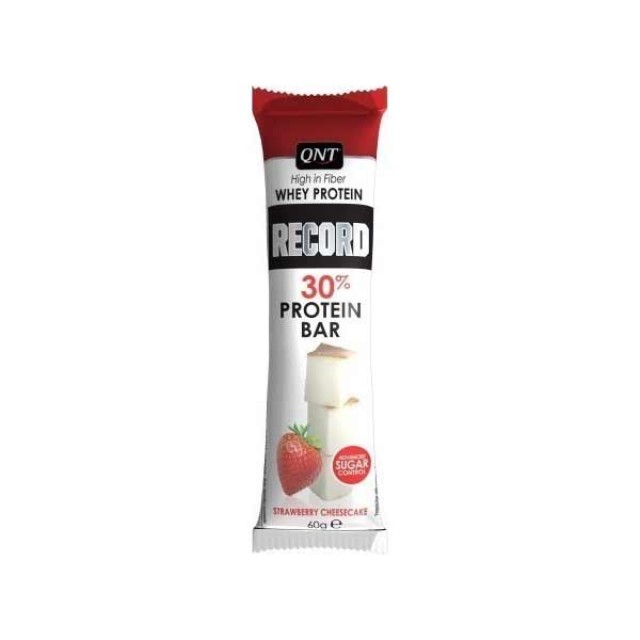 QNT Record Protein Bar With Strawberry Cheesecake 60gr